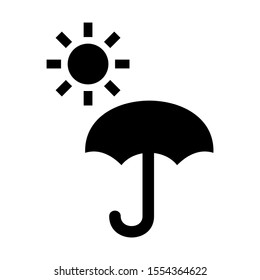umbrella icon isolated sign symbol vector illustration - high quality black style vector icons
