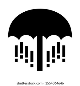 umbrella icon isolated sign symbol vector illustration - high quality black style vector icons
