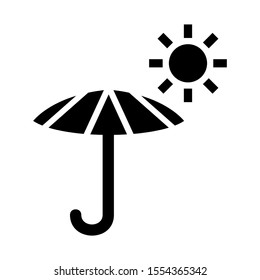 umbrella icon isolated sign symbol vector illustration - high quality black style vector icons
