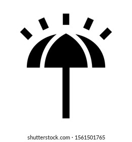 umbrella icon isolated sign symbol vector illustration - high quality black style vector icons
