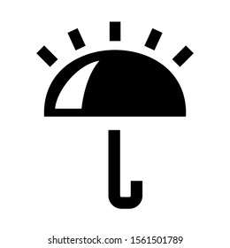umbrella icon isolated sign symbol vector illustration - high quality black style vector icons
