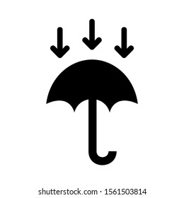 umbrella icon isolated sign symbol vector illustration - high quality black style vector icons

