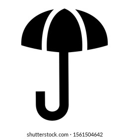 umbrella icon isolated sign symbol vector illustration - high quality black style vector icons
