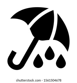 umbrella icon isolated sign symbol vector illustration - high quality black style vector icons
