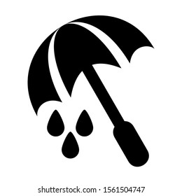 umbrella icon isolated sign symbol vector illustration - high quality black style vector icons
