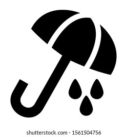 umbrella icon isolated sign symbol vector illustration - high quality black style vector icons
