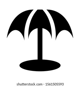 umbrella icon isolated sign symbol vector illustration - high quality black style vector icons
