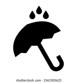 umbrella icon isolated sign symbol vector illustration - high quality black style vector icons
