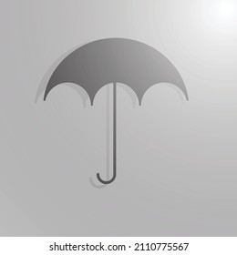 Umbrella  icon Isolated  Vector illustration. 