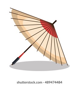 umbrella icon japanese graphic