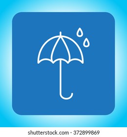 umbrella icon line