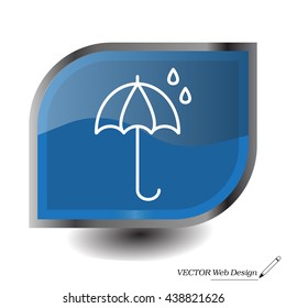 umbrella icon line