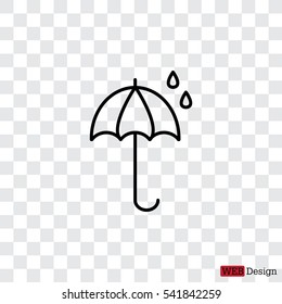 umbrella icon line