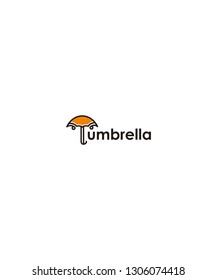 umbrella icon logo