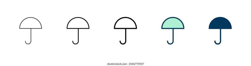 Umbrella icon logo design. umbrella sign and symbol