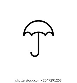 Umbrella icon logo design. umbrella sign and symbol