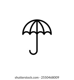 Umbrella icon logo design. umbrella sign and symbol