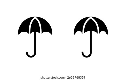 Umbrella icon logo design. umbrella sign and symbol