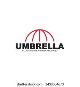 Umbrella icon logo design vector template