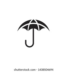 Umbrella icon logo design vector template