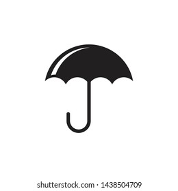 Umbrella icon logo design vector template