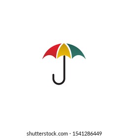 Umbrella icon logo design vector template