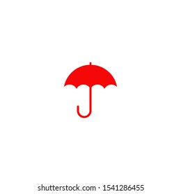 Umbrella icon logo design vector template