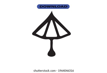 Icono de paraguas o logotipo de alta resolución