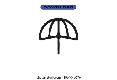 Umbrella icon or logo high resolution
