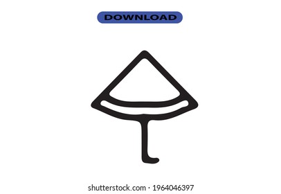 Umbrella icon or logo high resolution