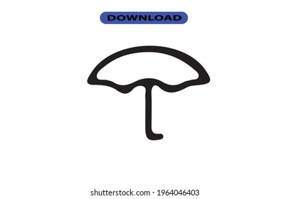 Umbrella icon or logo high resolution