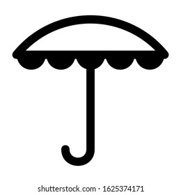 umbrella icon or logo isolated sign symbol vector illustration - high quality black style vector icons
