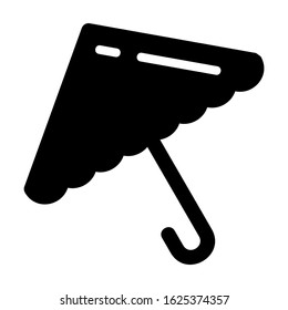 umbrella icon or logo isolated sign symbol vector illustration - high quality black style vector icons
