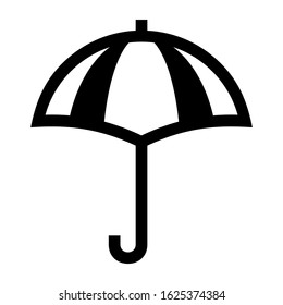 umbrella icon or logo isolated sign symbol vector illustration - high quality black style vector icons
