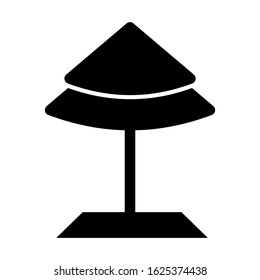 umbrella icon or logo isolated sign symbol vector illustration - high quality black style vector icons