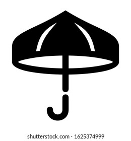 umbrella icon or logo isolated sign symbol vector illustration - high quality black style vector icons