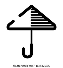 umbrella icon or logo isolated sign symbol vector illustration - high quality black style vector icons