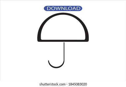 umbrella icon or logo isolated sign symbol vector illustration - high quality black style vector icons.