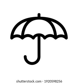 umbrella icon or logo isolated sign symbol vector illustration - high quality black style vector icons
