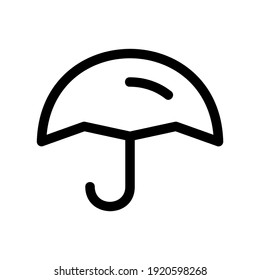 umbrella icon or logo isolated sign symbol vector illustration - high quality black style vector icons
