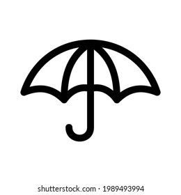 umbrella icon or logo isolated sign symbol vector illustration - high quality black style vector icons
