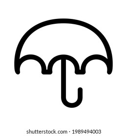 umbrella icon or logo isolated sign symbol vector illustration - high quality black style vector icons
