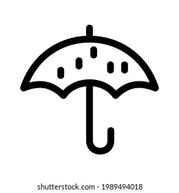 umbrella icon or logo isolated sign symbol vector illustration - high quality black style vector icons
