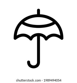 umbrella icon or logo isolated sign symbol vector illustration - high quality black style vector icons
