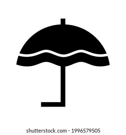umbrella icon or logo isolated sign symbol vector illustration - high quality black style vector icons
