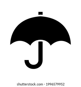 umbrella icon or logo isolated sign symbol vector illustration - high quality black style vector icons
