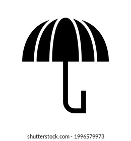 umbrella icon or logo isolated sign symbol vector illustration - high quality black style vector icons
