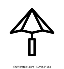umbrella icon or logo isolated sign symbol vector illustration - high quality black style vector icons
