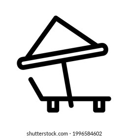 umbrella icon or logo isolated sign symbol vector illustration - high quality black style vector icons
