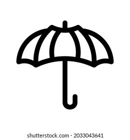 umbrella icon or logo isolated sign symbol vector illustration - high quality black style vector icons
